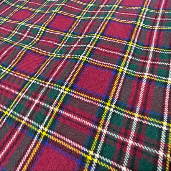 🔥Vintage John Morrison Edinburgh Kilt 100% Wool Tartan Paid Pleated Wrap Skirt - Picture 7 of 15